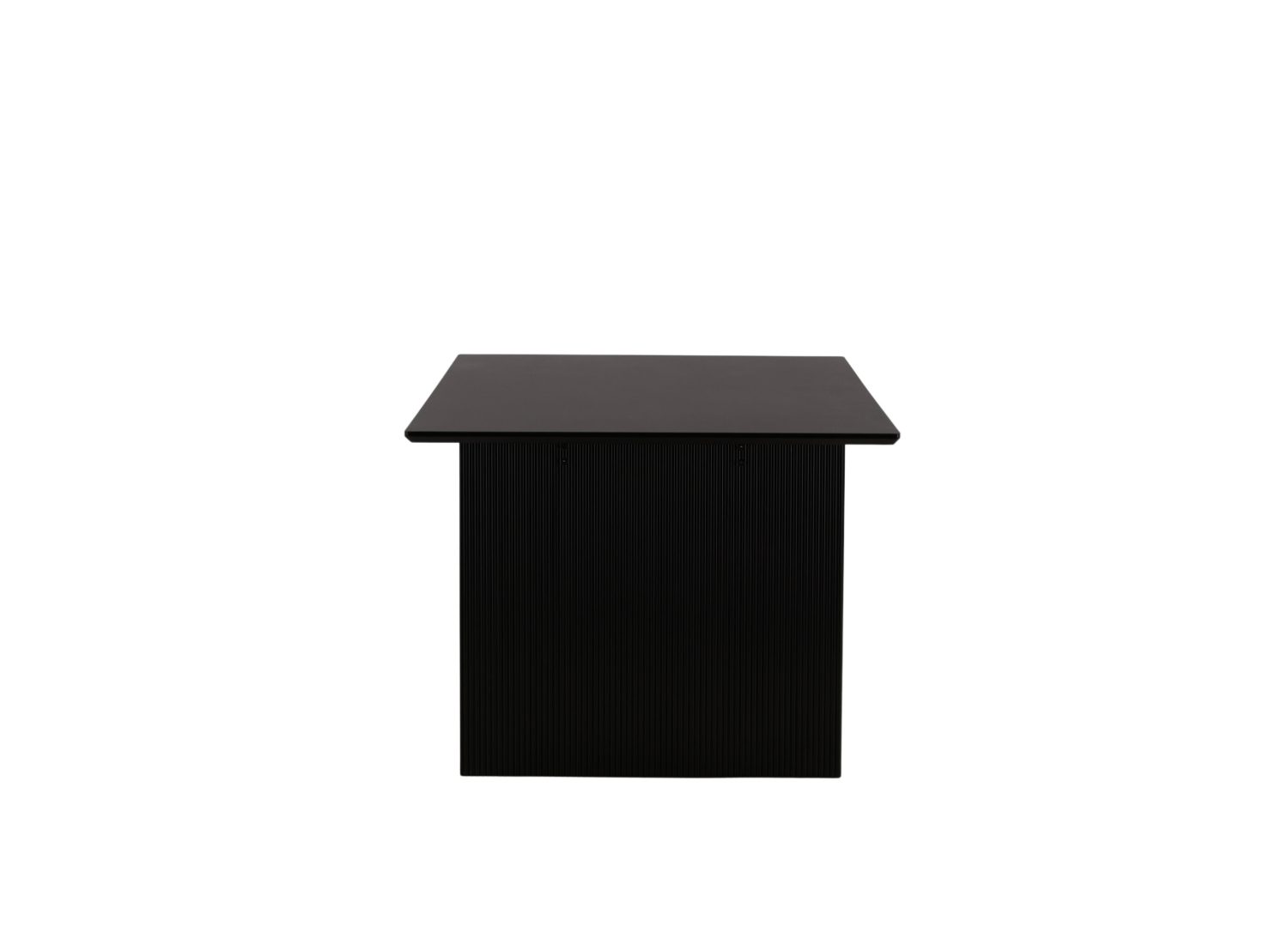 Détail de la table de repas Vail noir