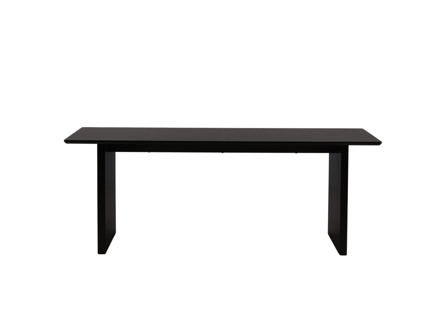 Table à manger Vail noir vue sous un autre angle