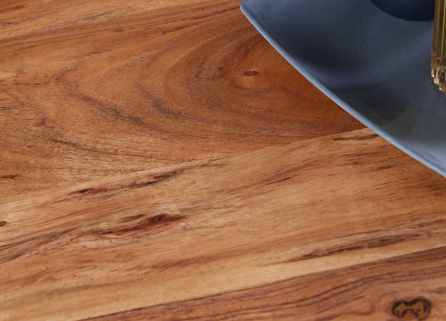 Table ronde 5 personnes 120 cm bois d'acacia