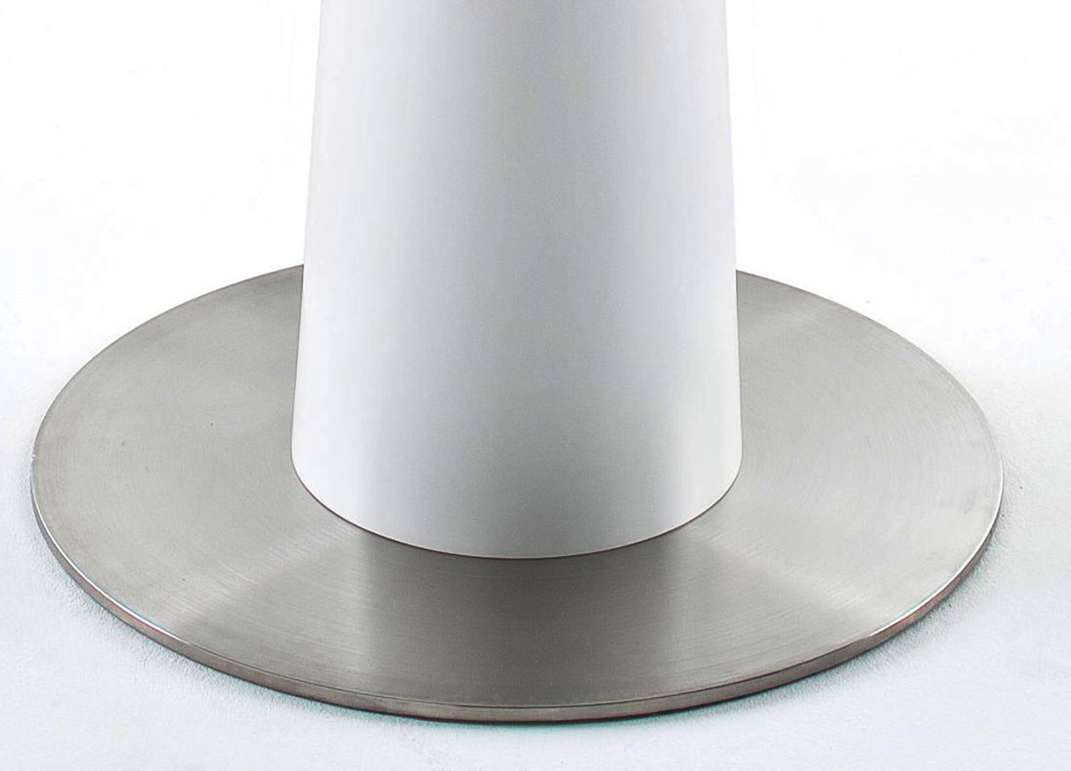 Table ronde en verre extensible