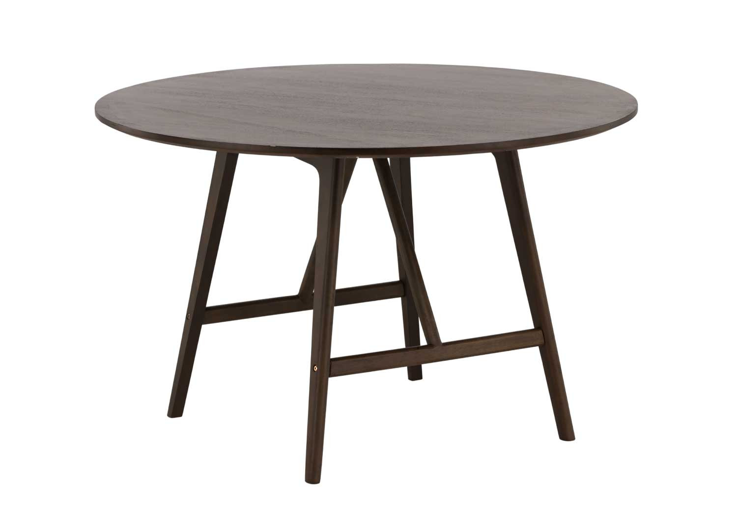 Table ronde marron foncé 100 cm