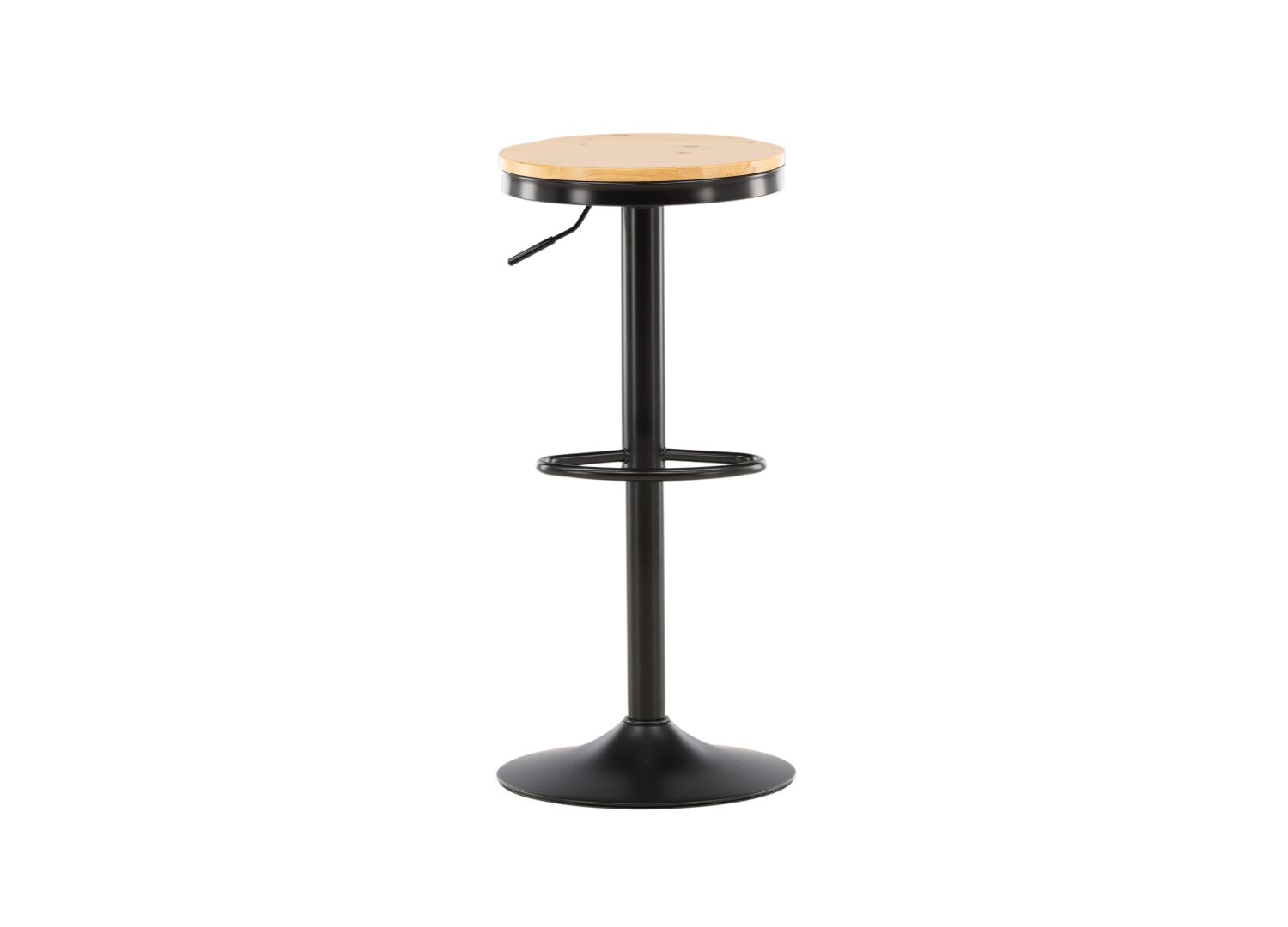 Vue détaillée du tabouret de bar Conway naturel