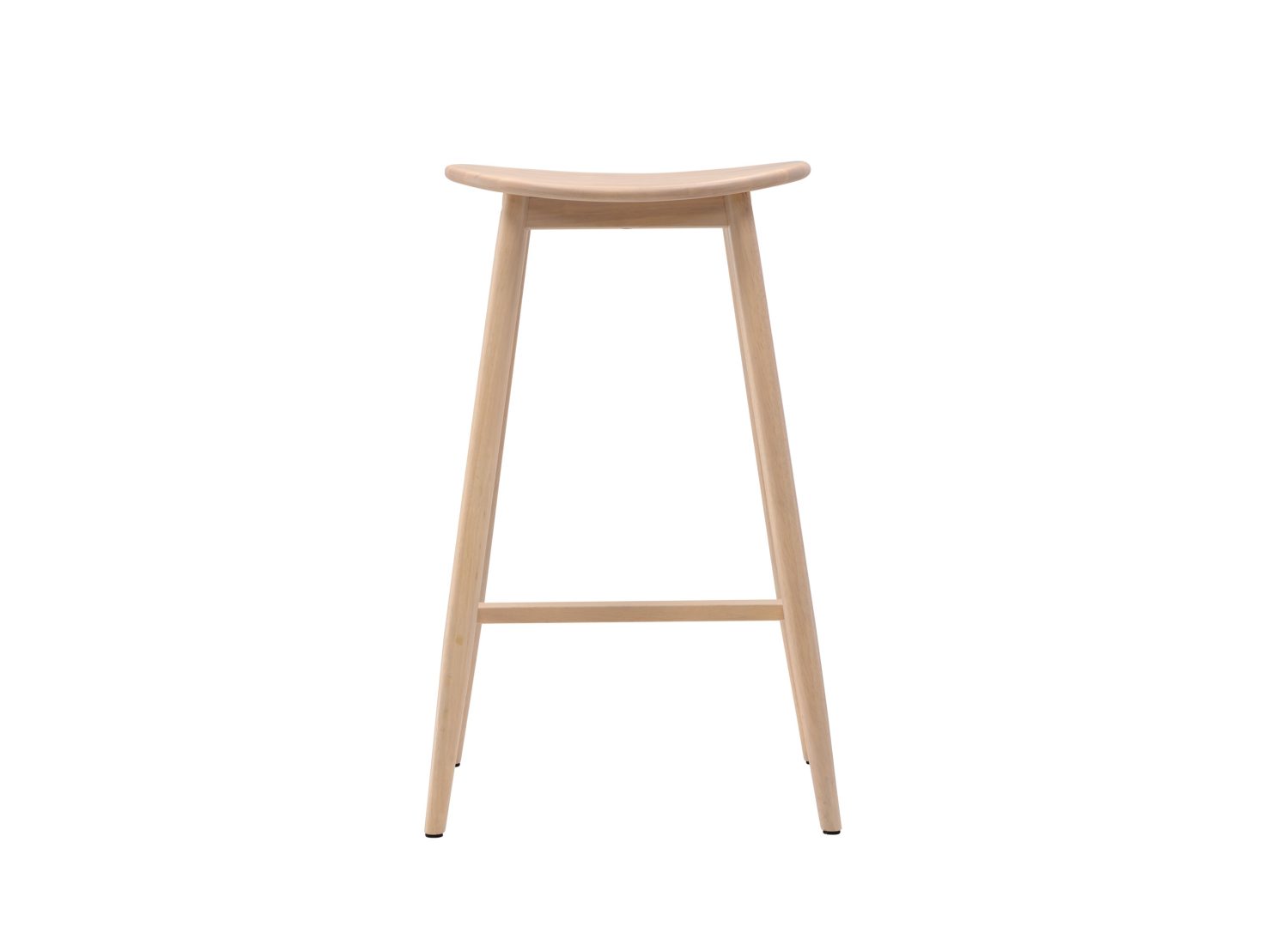 Vue détaillée du tabouret de bar Orust blanchi