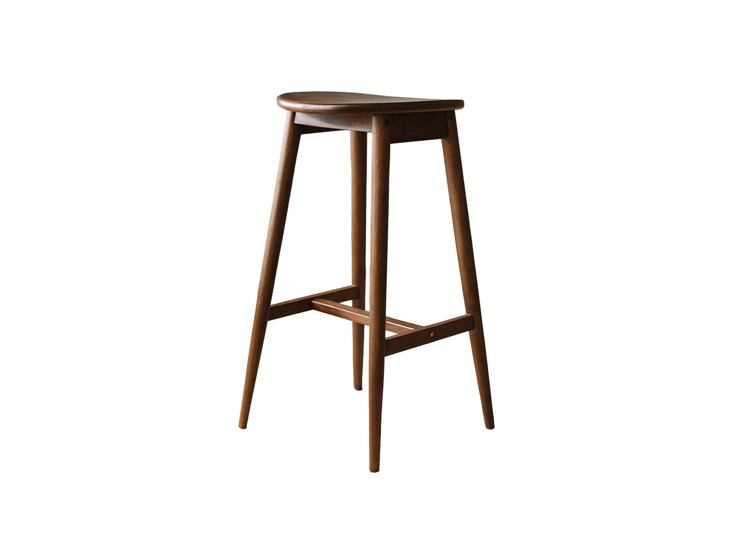 Vue détaillée du tabouret de bar Orust moka