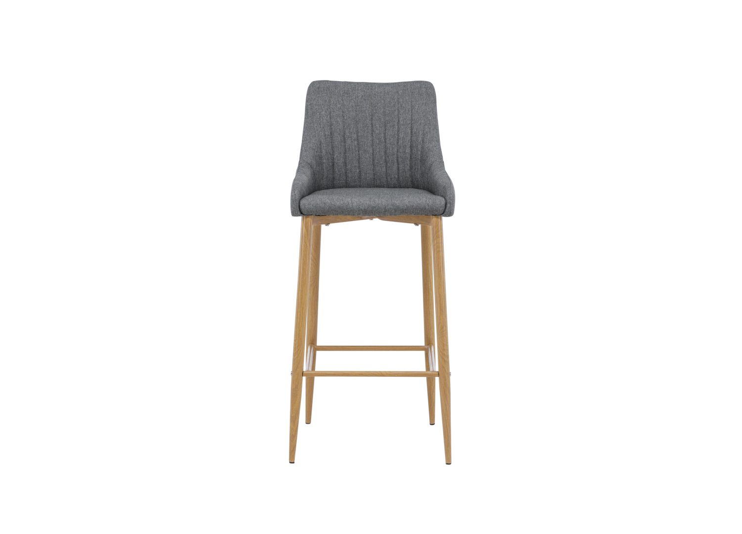 Vue détaillée du tabouret de bar Plaza gris foncé