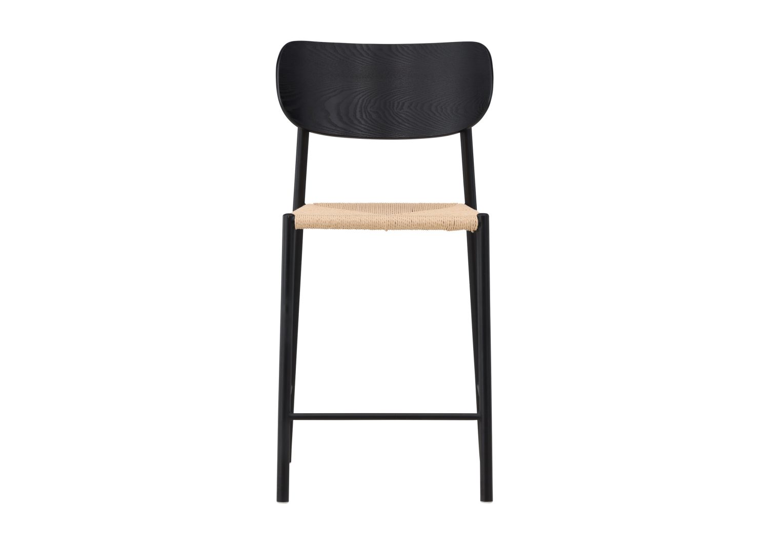 Vue détaillée du tabouret de bar Polly beige