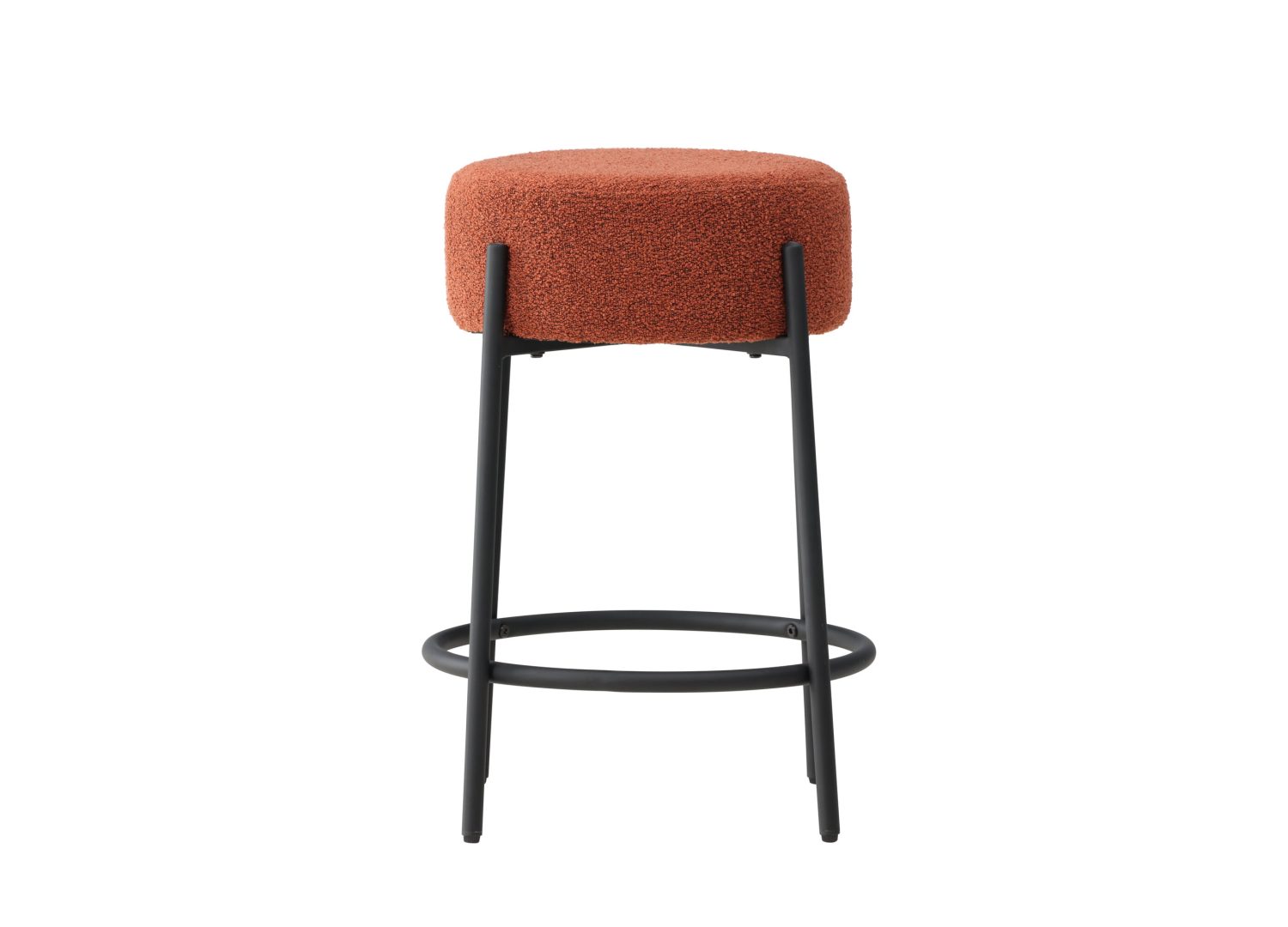 Vue détaillée du tabouret de bar Tucson red