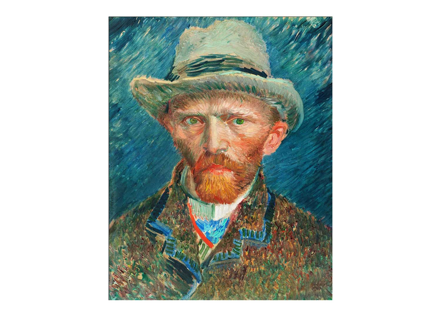 Toile portrait Van Gogh 160x210 cm