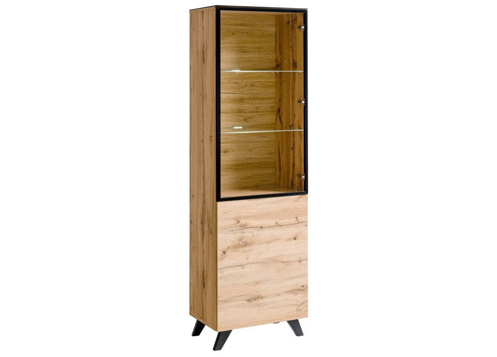 Vitrine en Verre et Bois Nordique