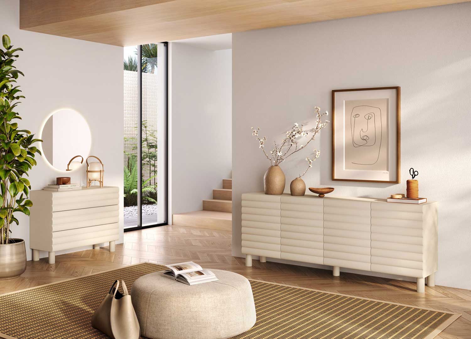 Mobilier de salon épuré