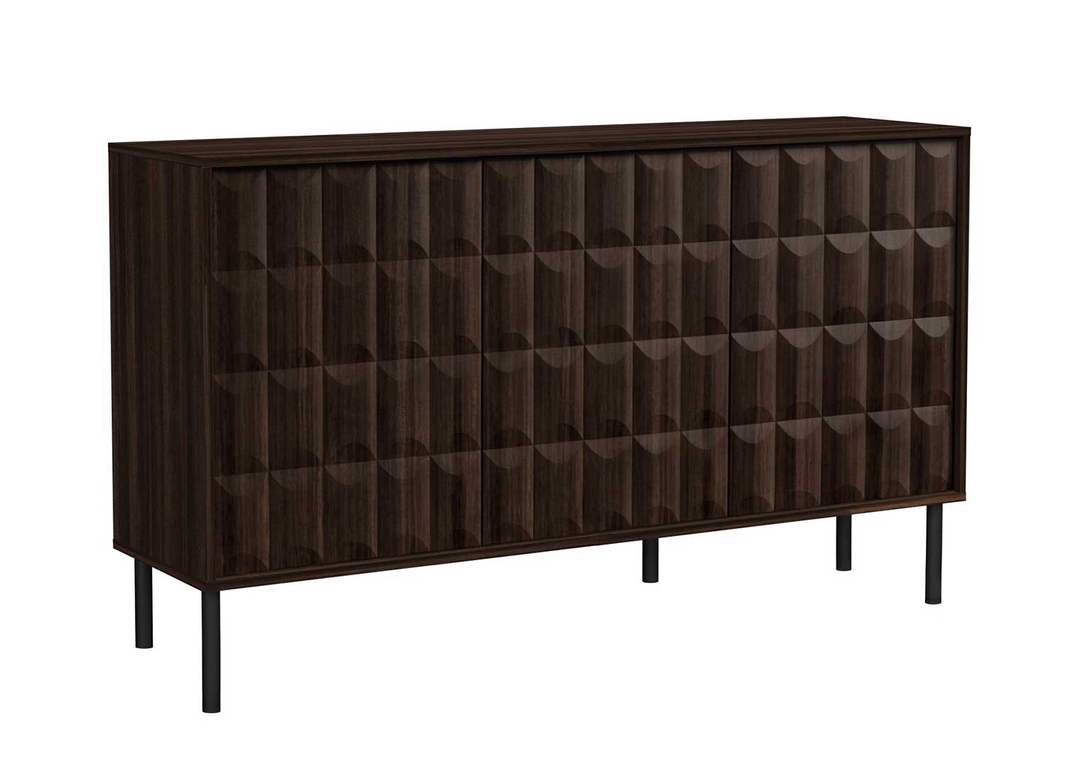 buffet contemporain bois foncé