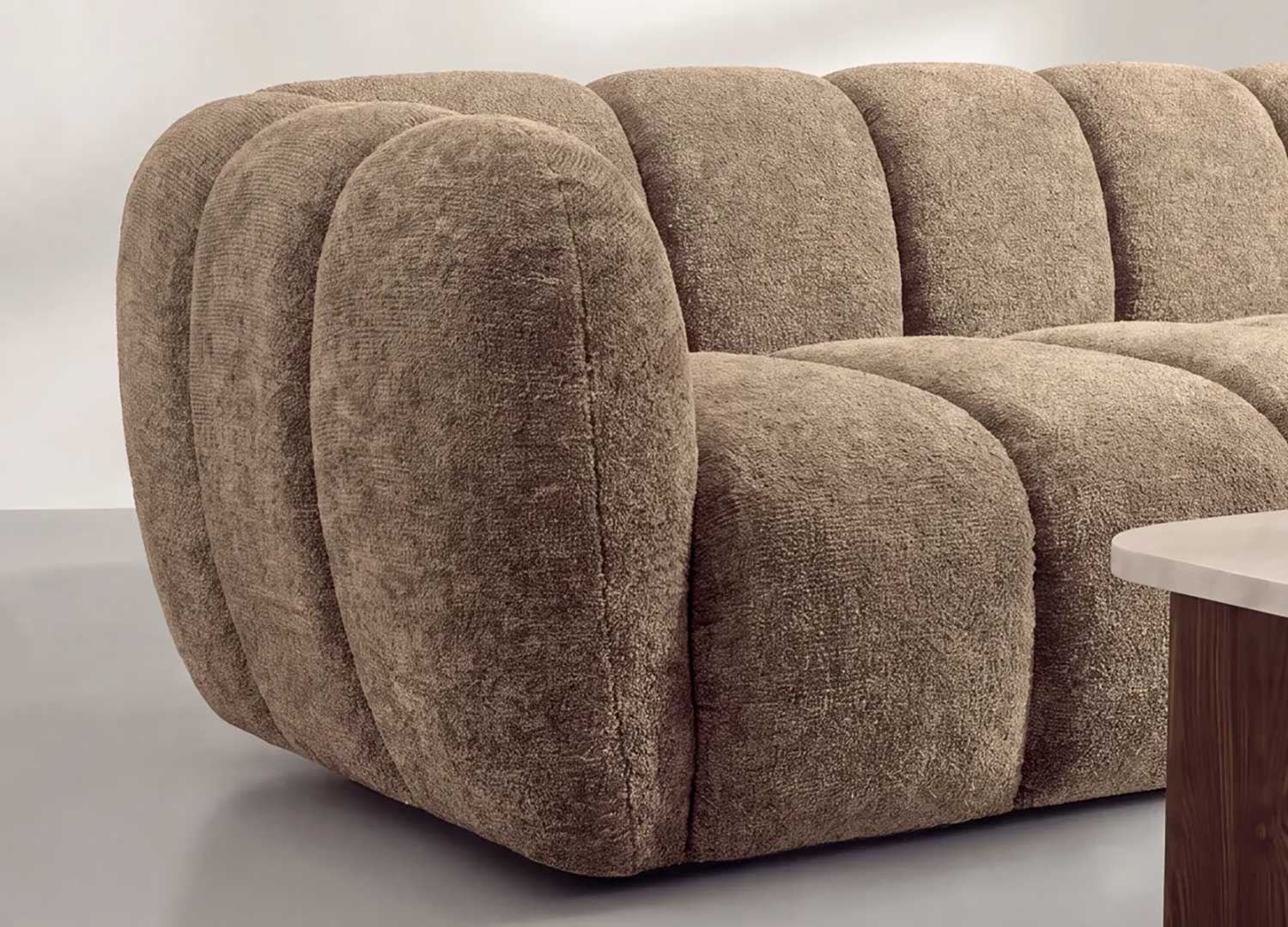 anapé bas aux formes arrondies