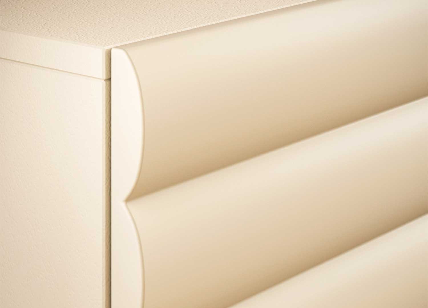 Détail des façades en relief