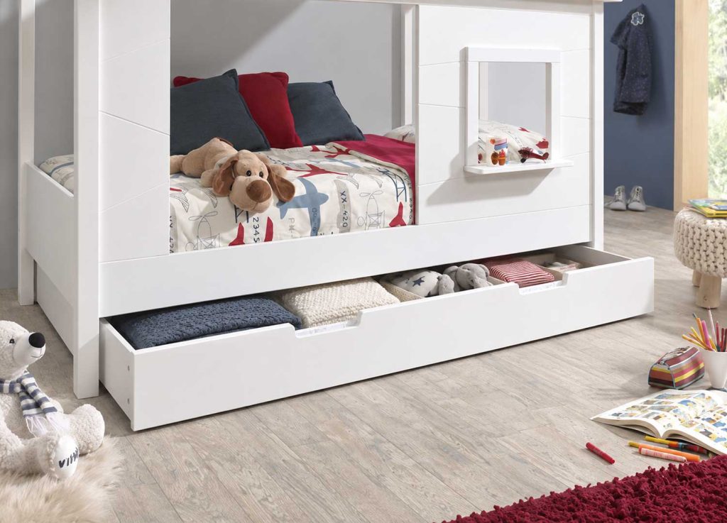 Toiroir de lit enfant cabane housebed