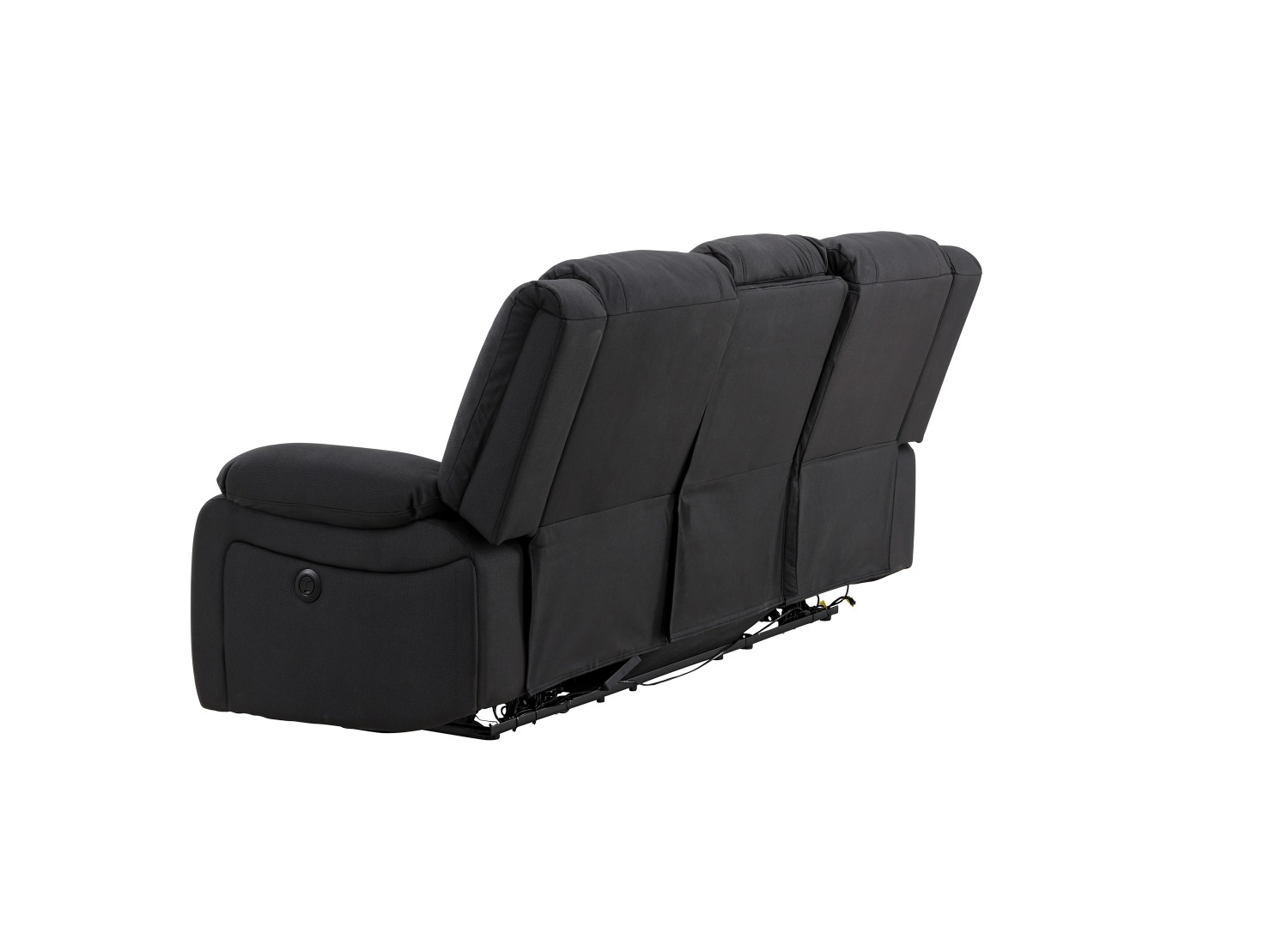 Canapé relax Singapore noir avec assises généreuses – vue 20