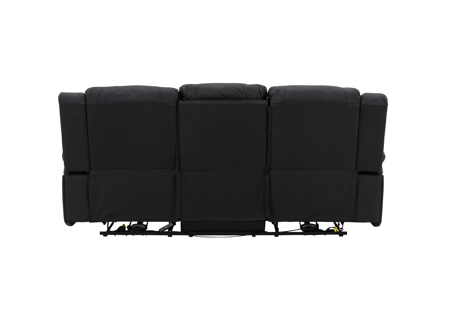 Canapé relax 3 places Singapore en tissu noir - vue produit – vue 22