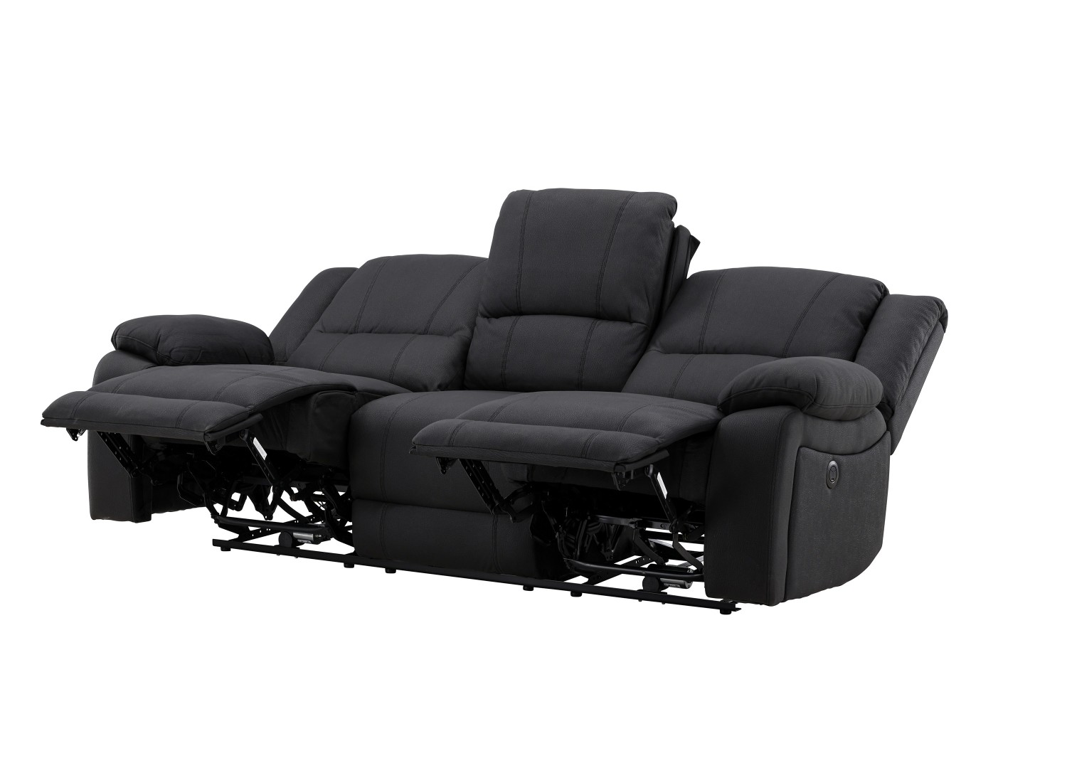 Détail de la silhouette du canapé Singapore noir – vue 26