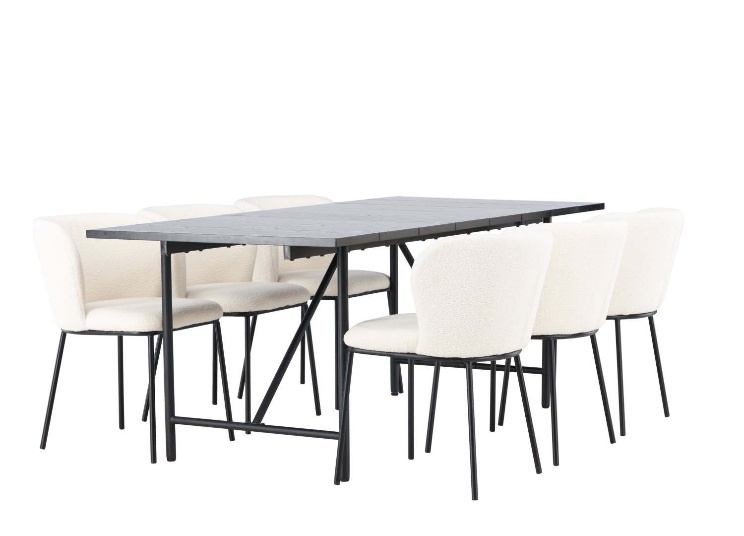 Ensemble table et chaises Astrid Edina vue produit 3