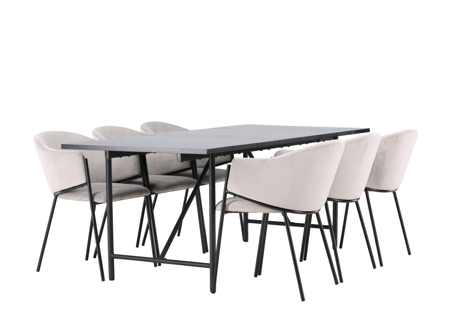 Ensemble table et chaises Astrid Evelina vue produit 3