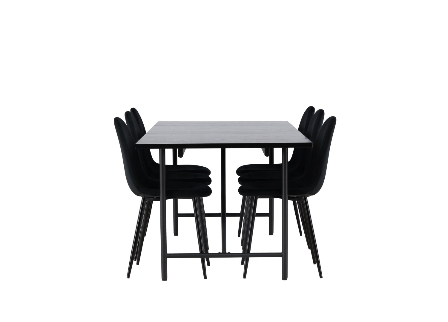 Détail produit de l’ensemble repas Astrid et 6 chaises Polar