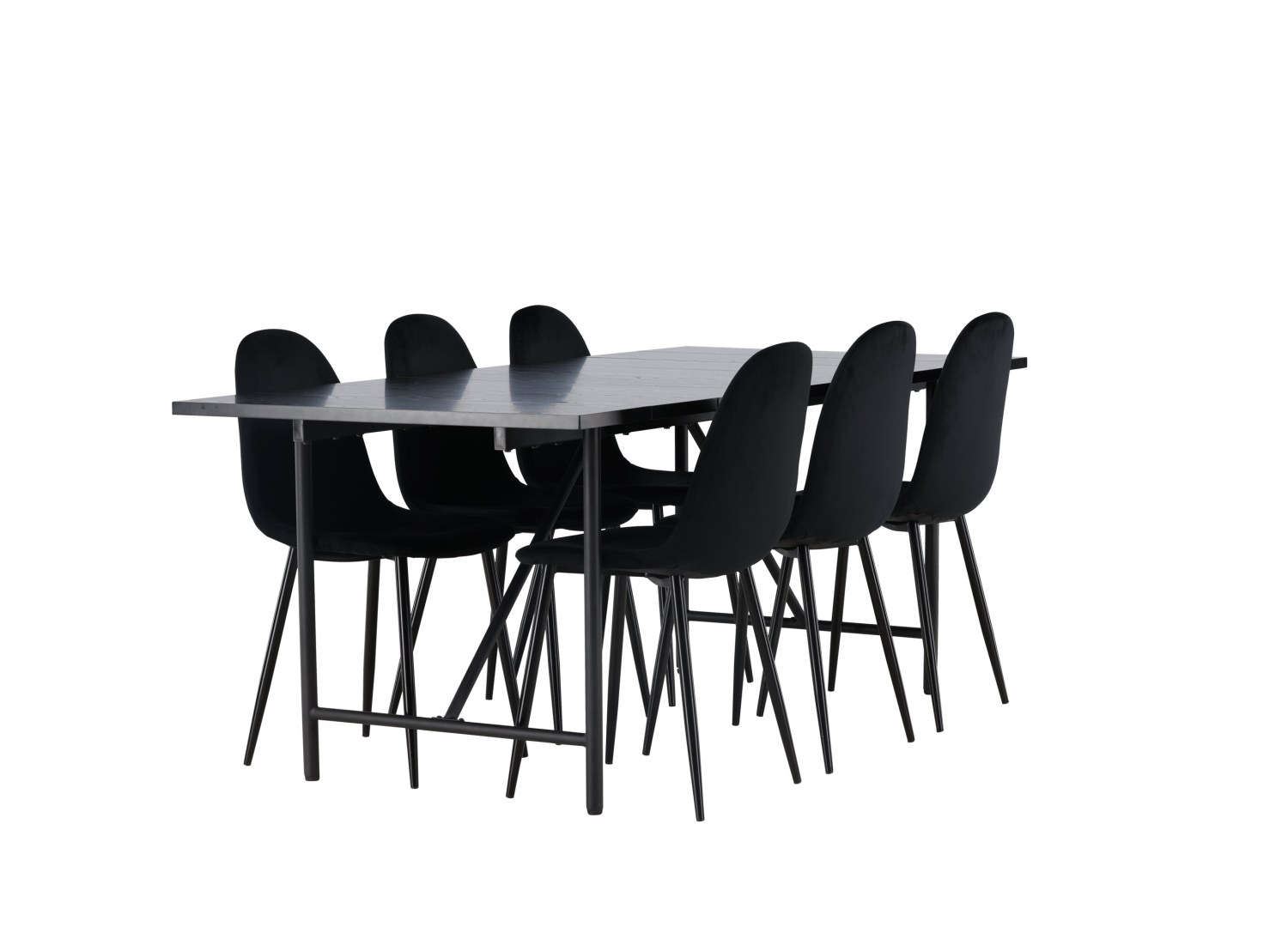 Ensemble table et chaises Astrid Polar vue produit 3
