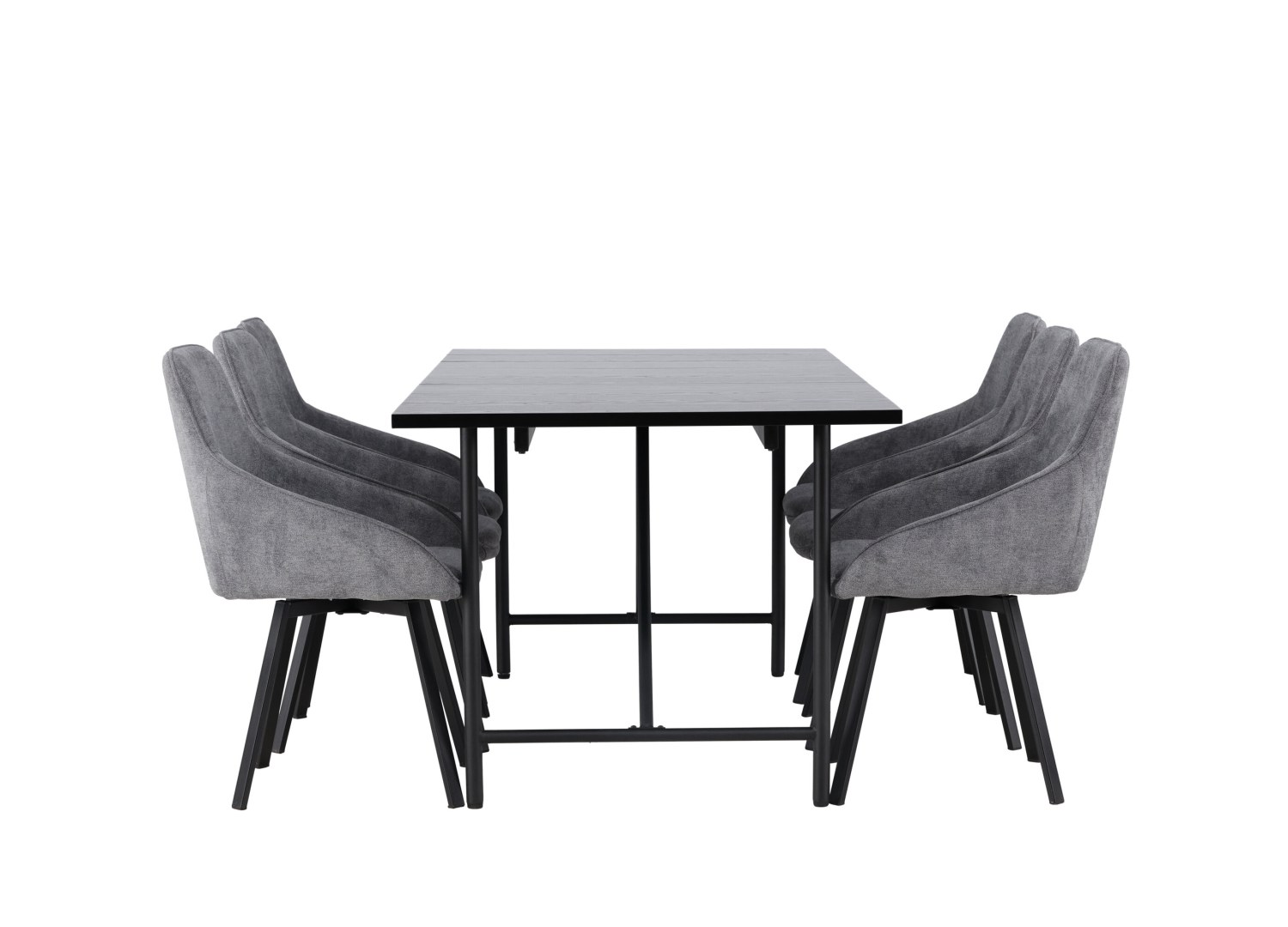 Détail produit de l’ensemble repas Astrid et 6 chaises Rosie