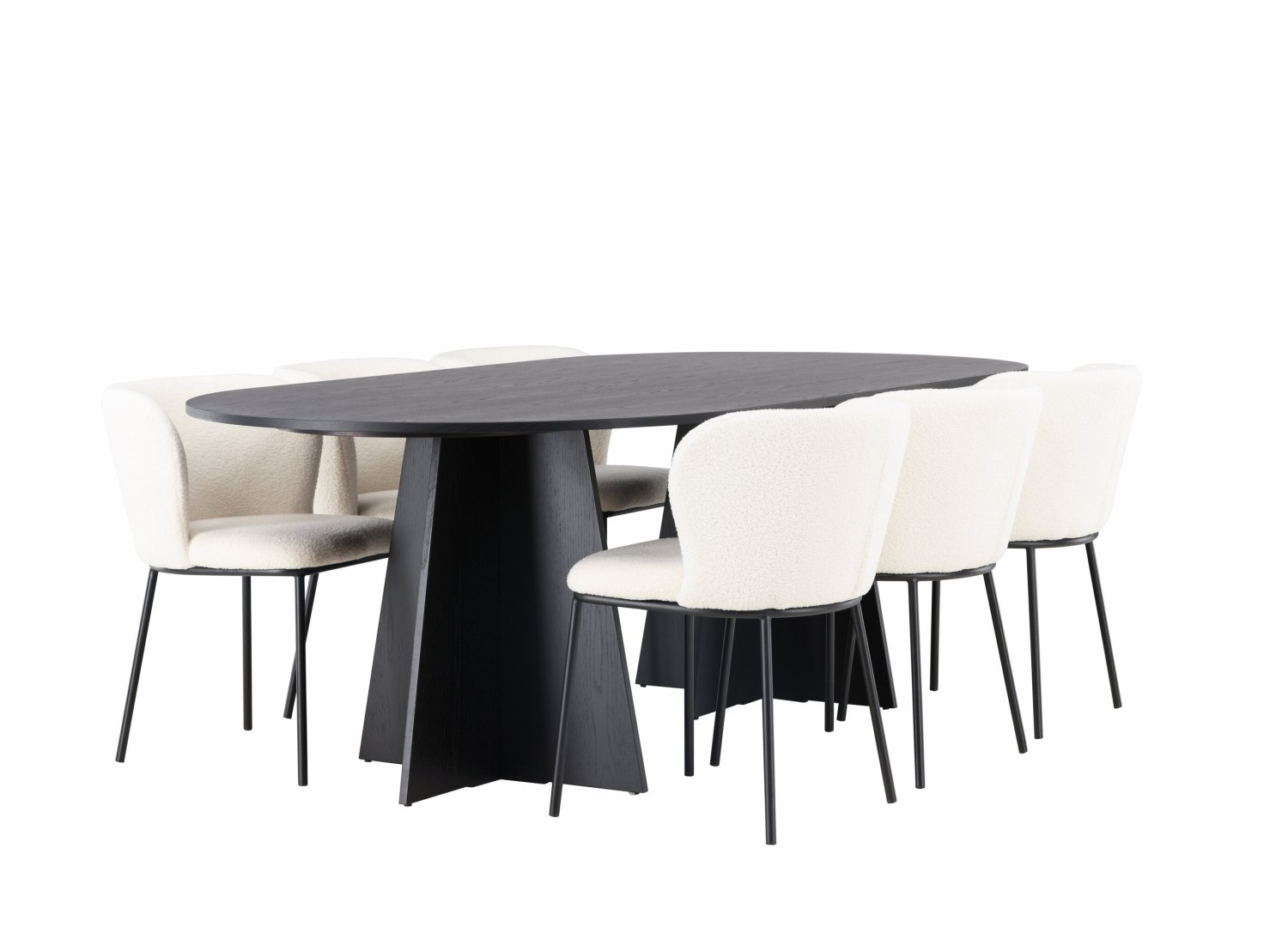 Ensemble table et chaises Bootcut Edina vue produit 3