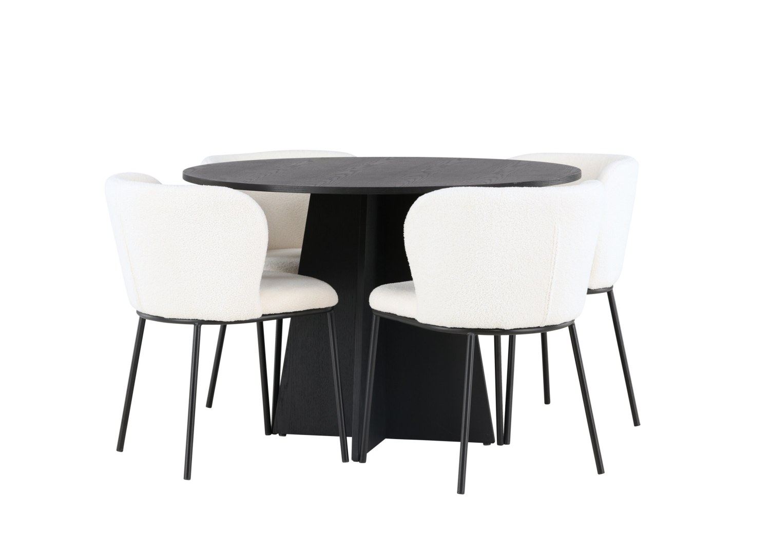 Ensemble table et chaises Bootcut Edina vue produit 3