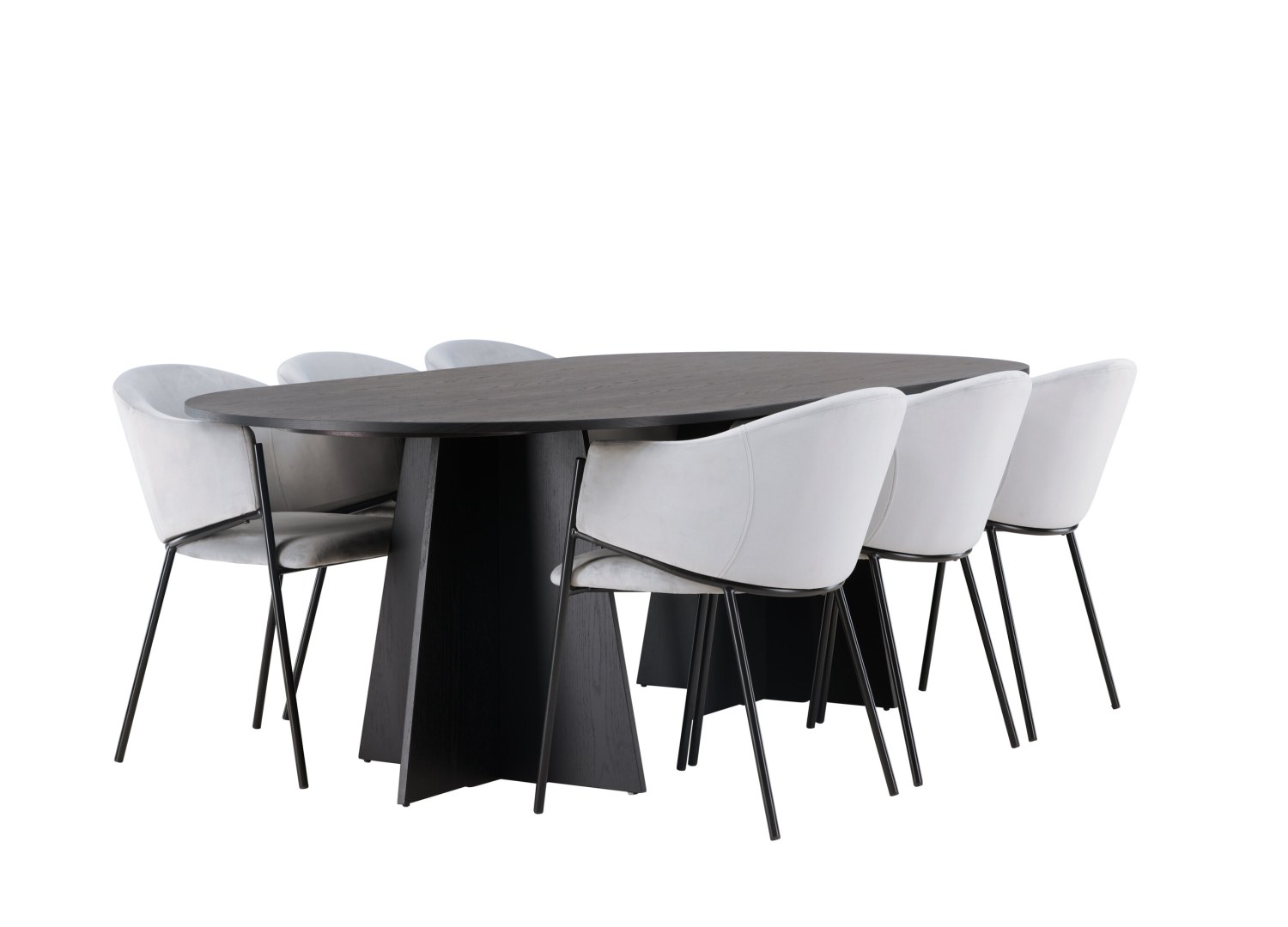 Ensemble table et chaises Bootcut Evelina vue produit 3