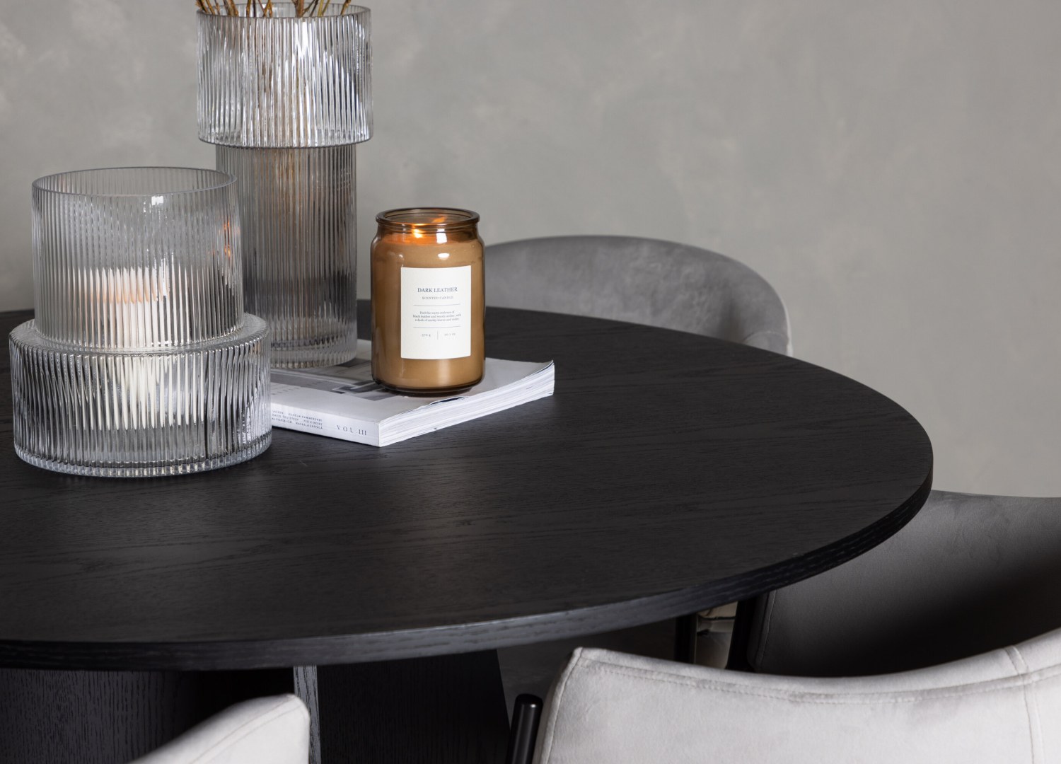 Ensemble repas Bootcut et Evelina 4 places en situation dans une salle à manger