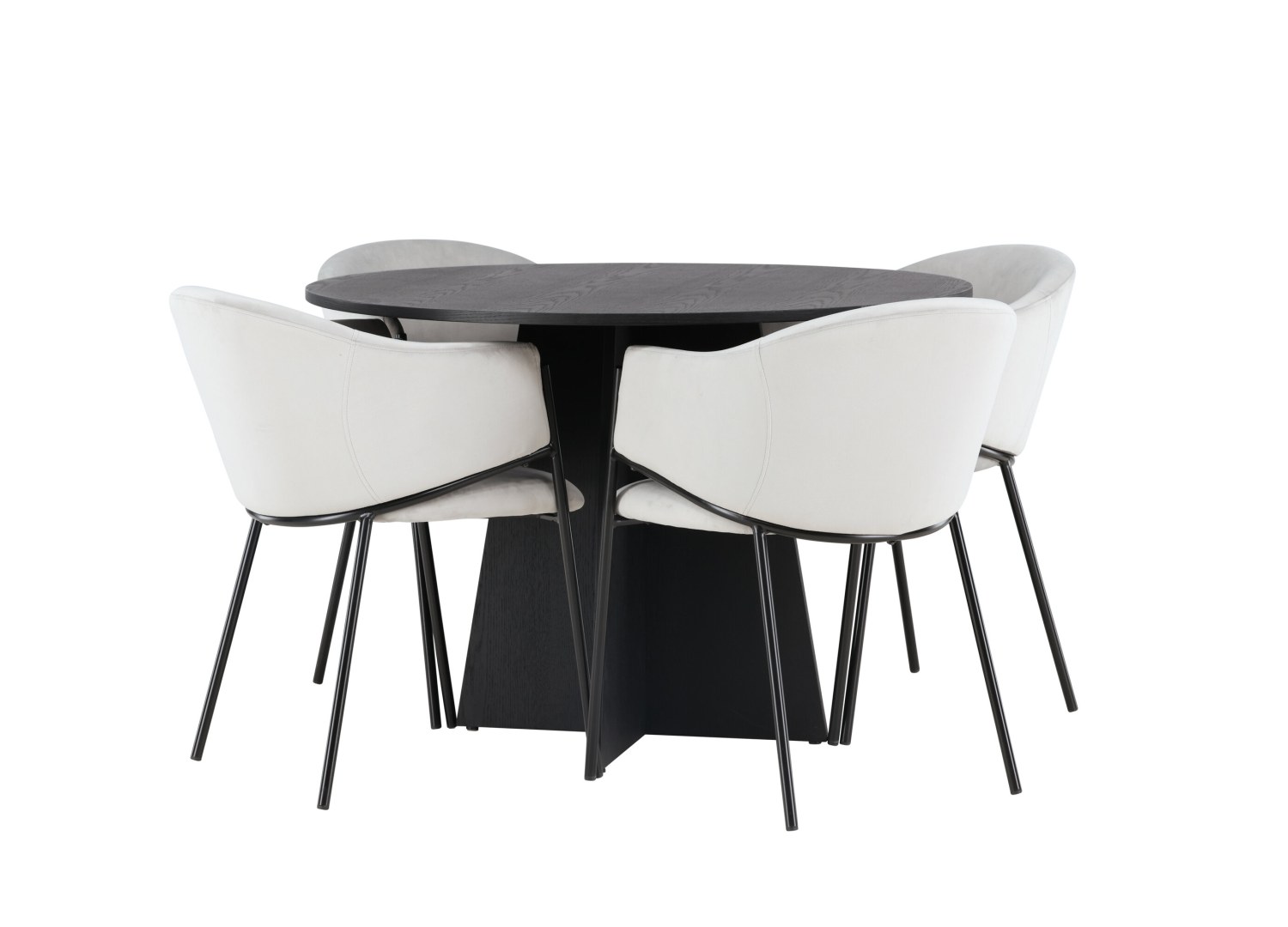 Ensemble table et chaises Bootcut Evelina vue produit 3