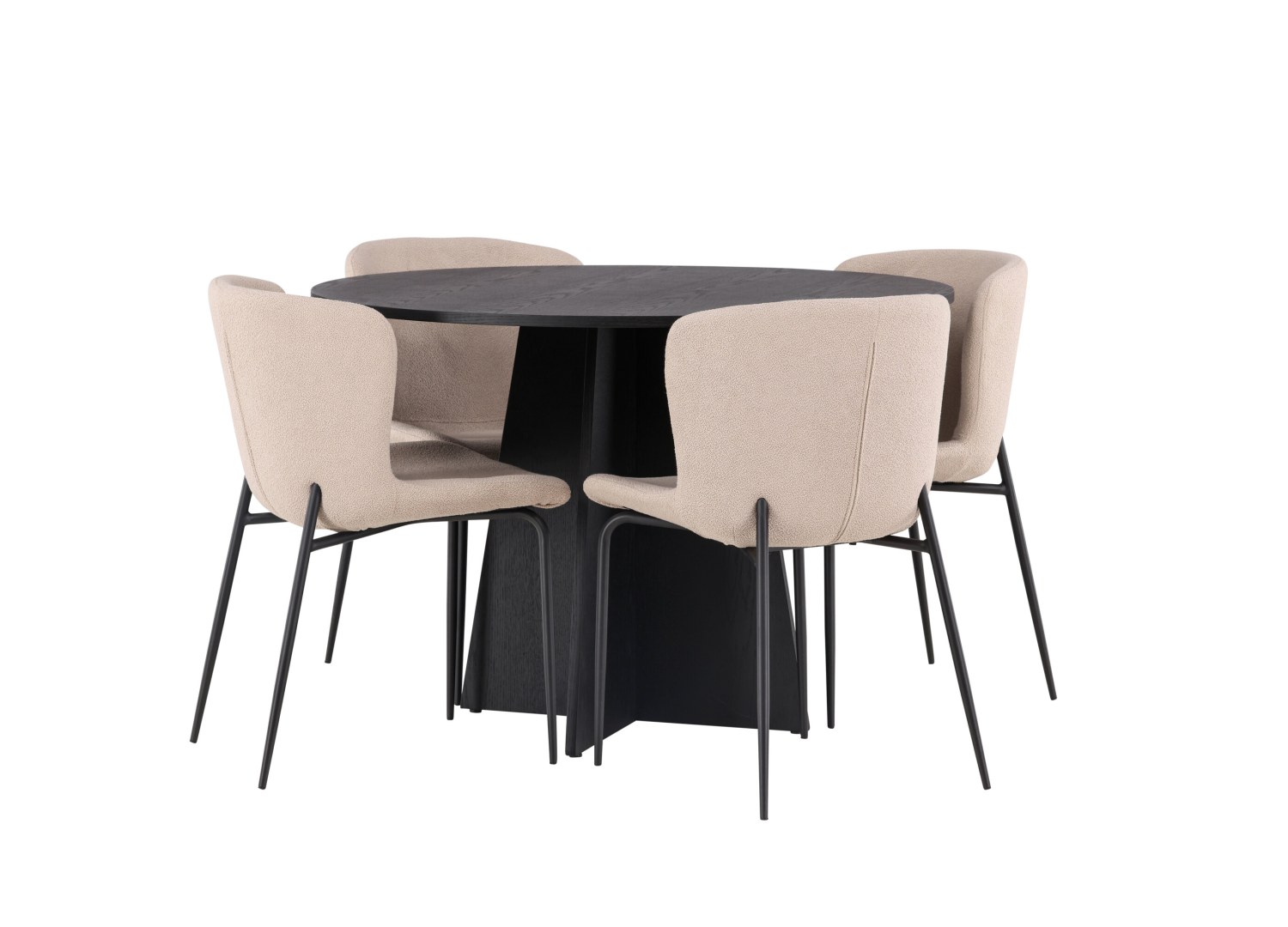 Ensemble table et chaises Bootcut Modesto vue produit 3