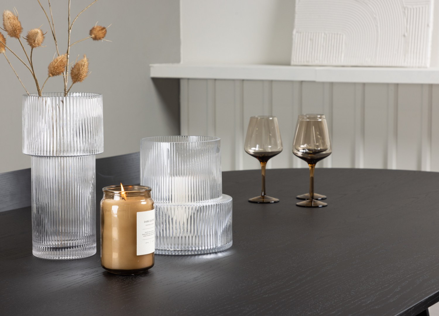 Vue d’ambiance 4 de la table Bootcut avec 6 chaises Montros