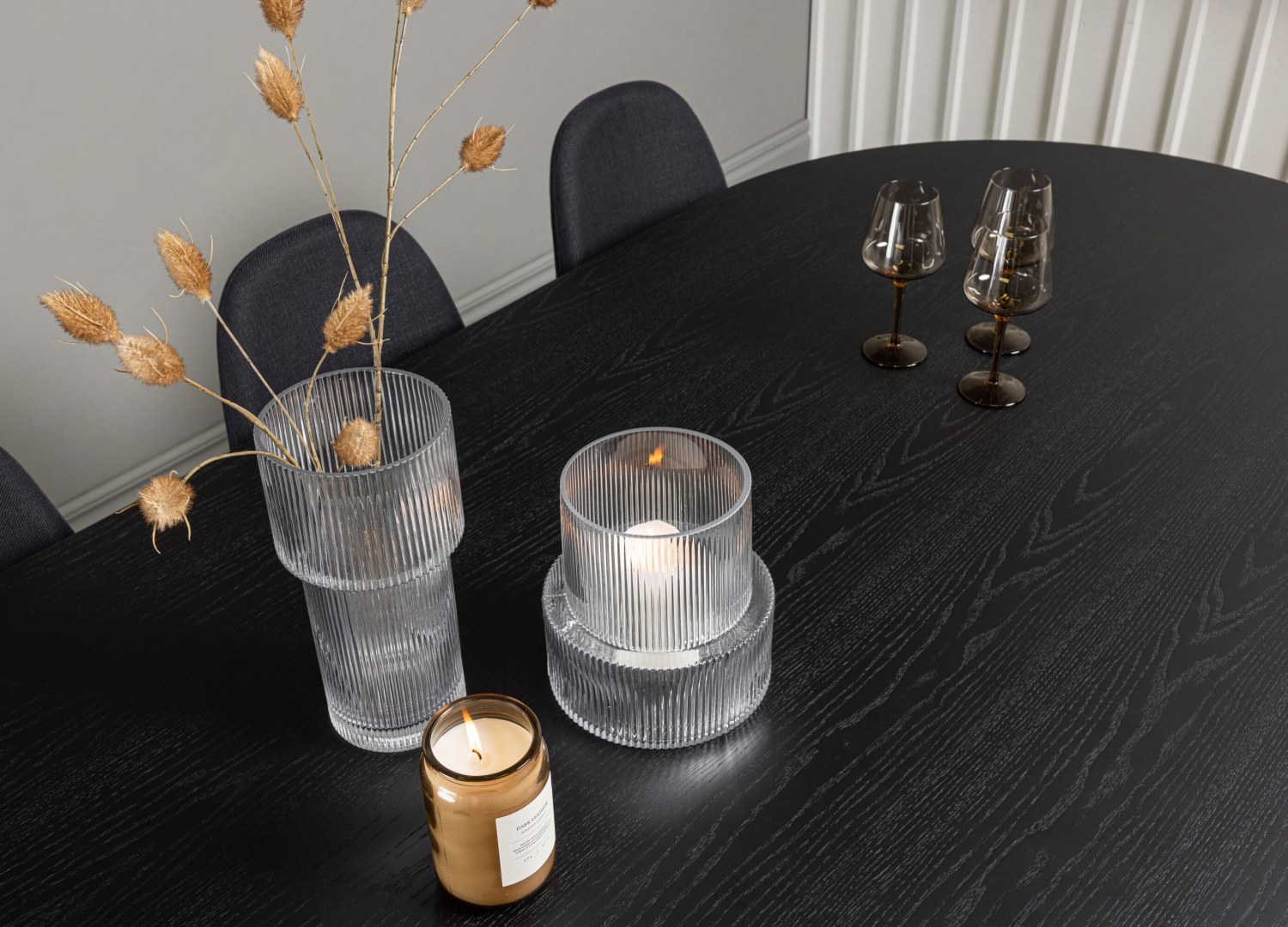 Vue d’ambiance 4 de la table Bootcut avec 6 chaises Polar