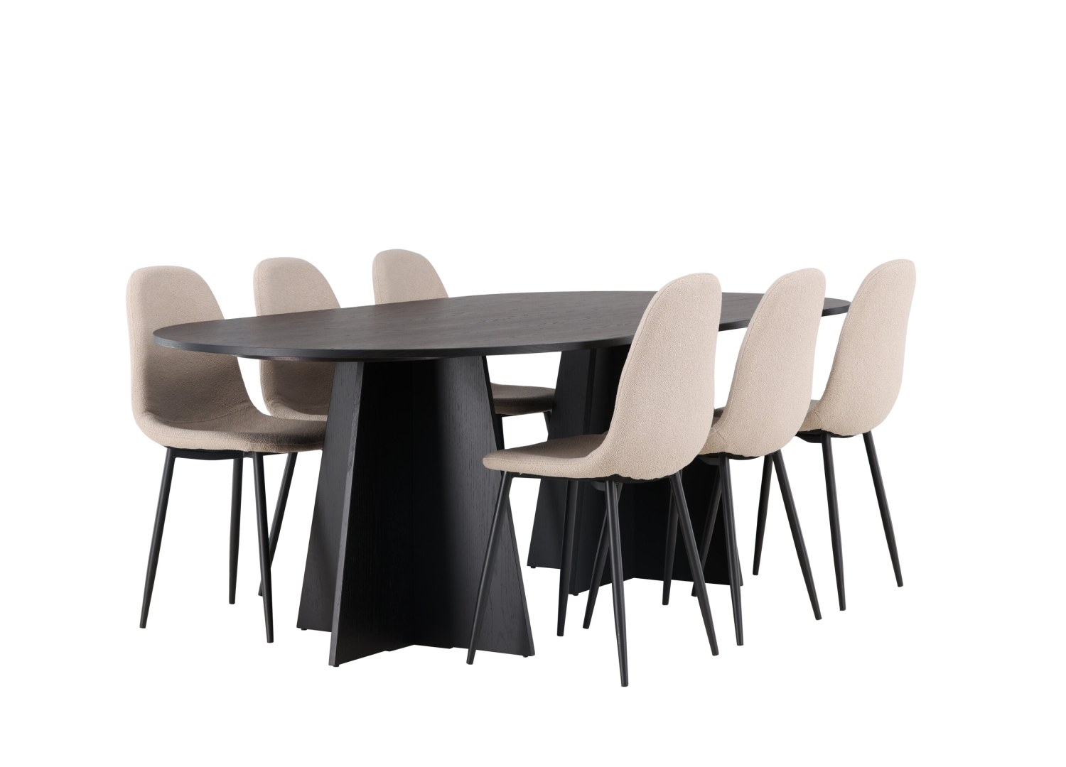 Ensemble table et chaises Bootcut Polar vue produit 3