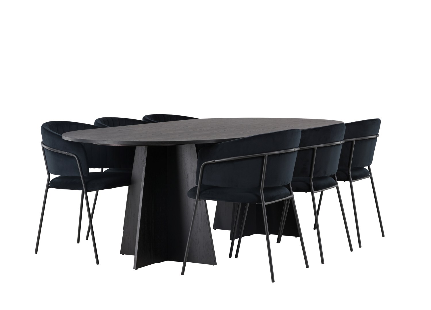Ensemble table et chaises Bootcut Selma vue produit 3