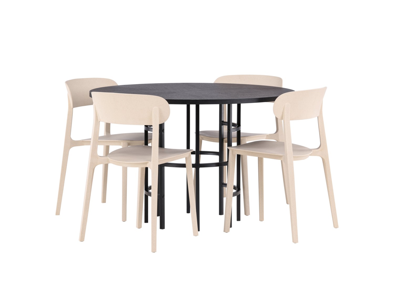 Détail produit de l’ensemble repas Copenhagen et 4 chaises Åstol