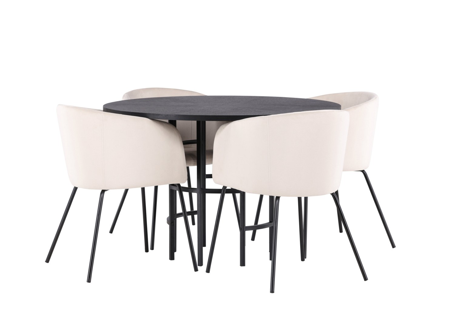 Ensemble table et chaises Copenhagen Berit vue produit 3