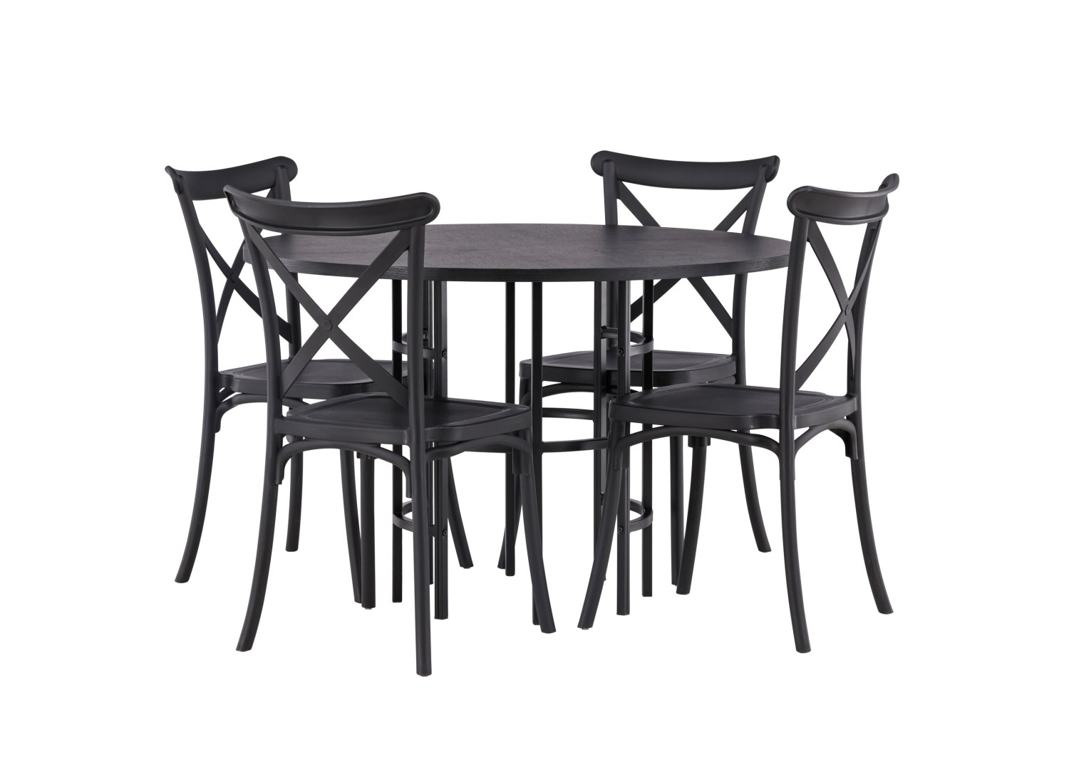 Détail produit de l’ensemble repas Copenhagen et 4 chaises Crosett