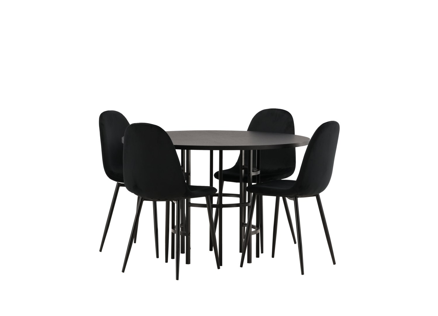 Détail produit de l’ensemble repas Copenhagen et 4 chaises Polar