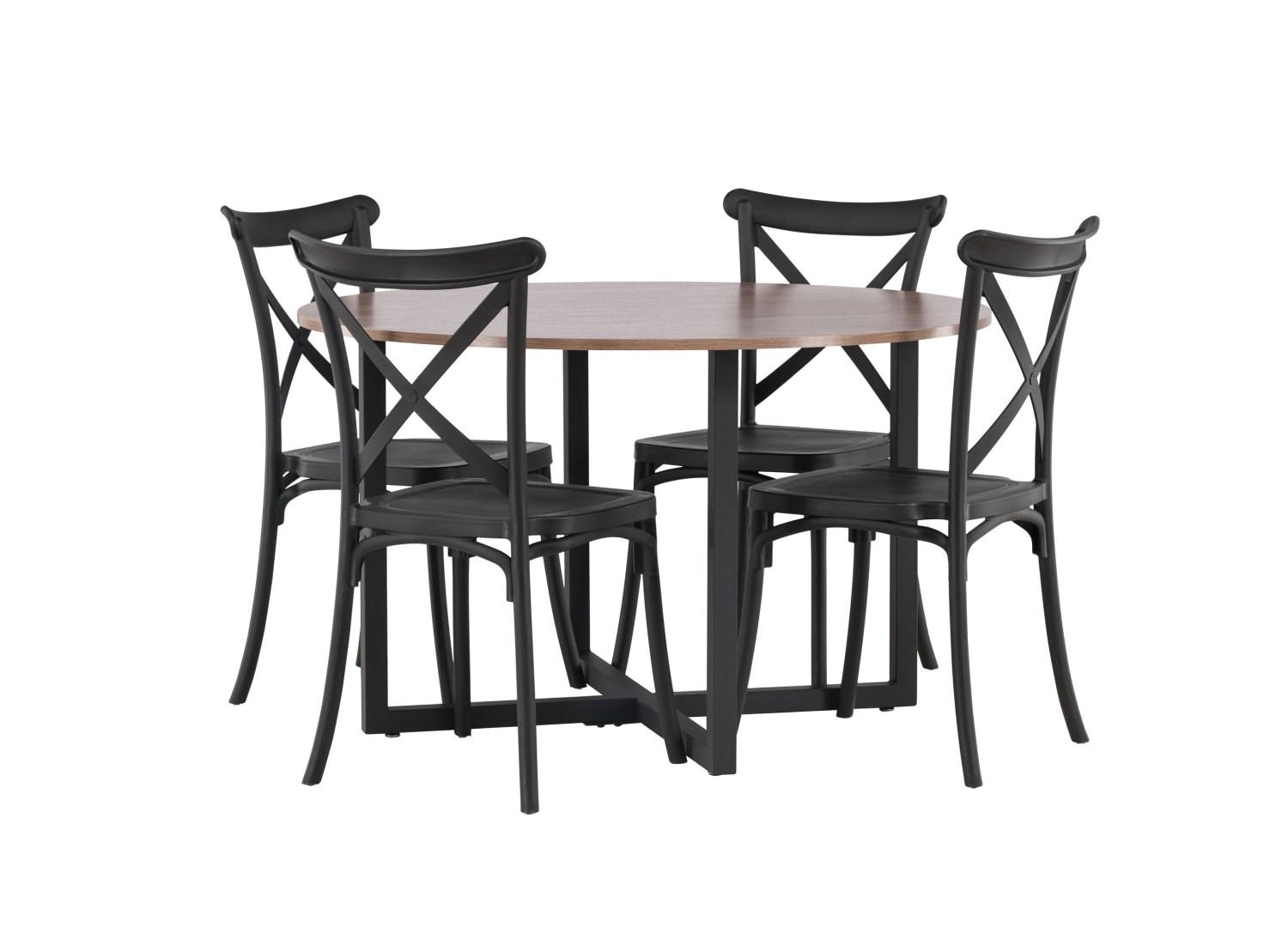 Détail produit de l’ensemble repas Durango et 4 chaises Crosett