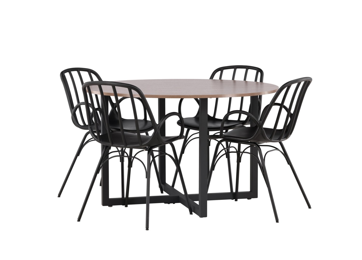 Détail produit de l’ensemble repas Durango et 4 chaises Dyrön