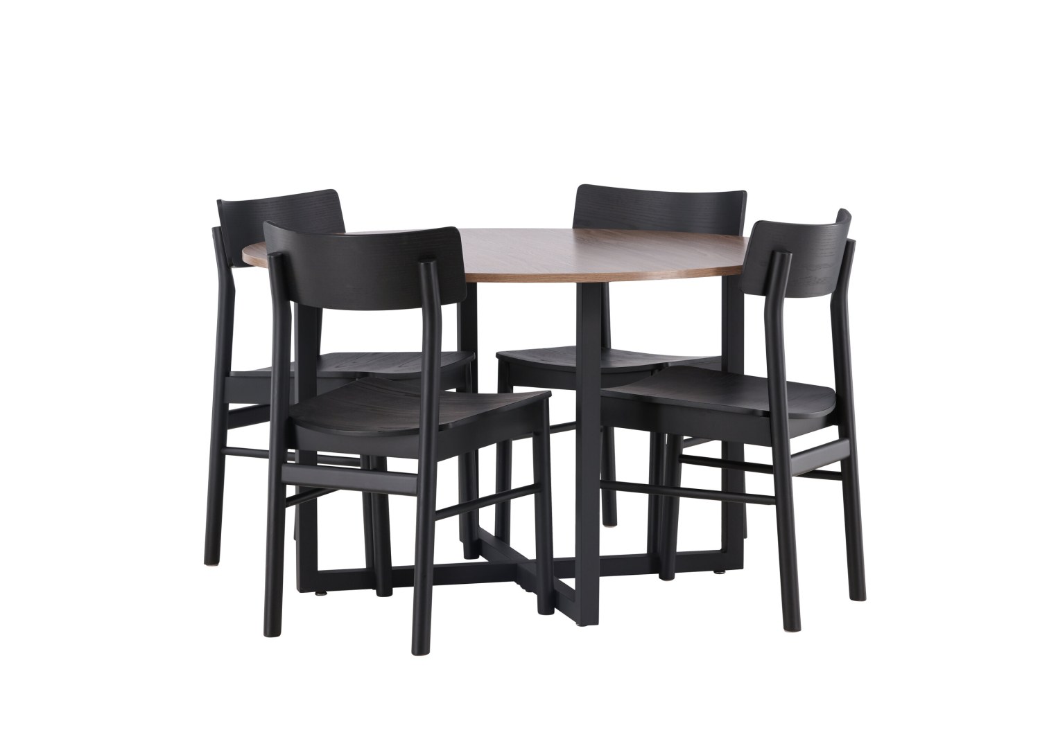 Détail produit de l’ensemble repas Durango et 4 chaises Montros