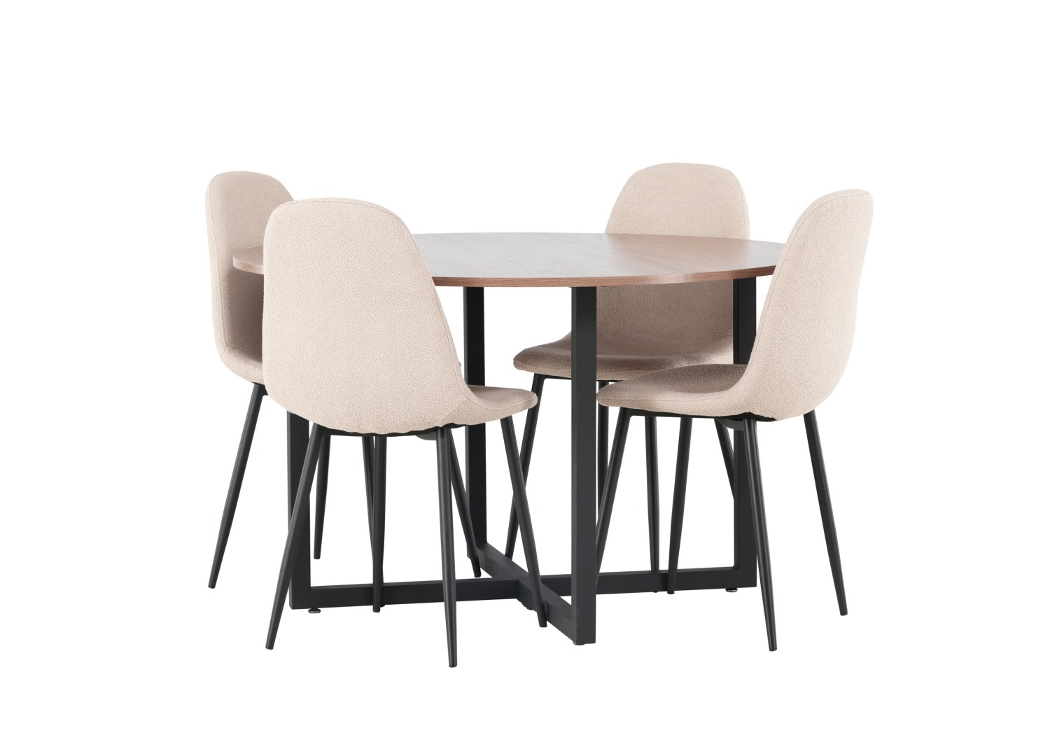 Détail produit de l’ensemble repas Durango et 4 chaises Polar