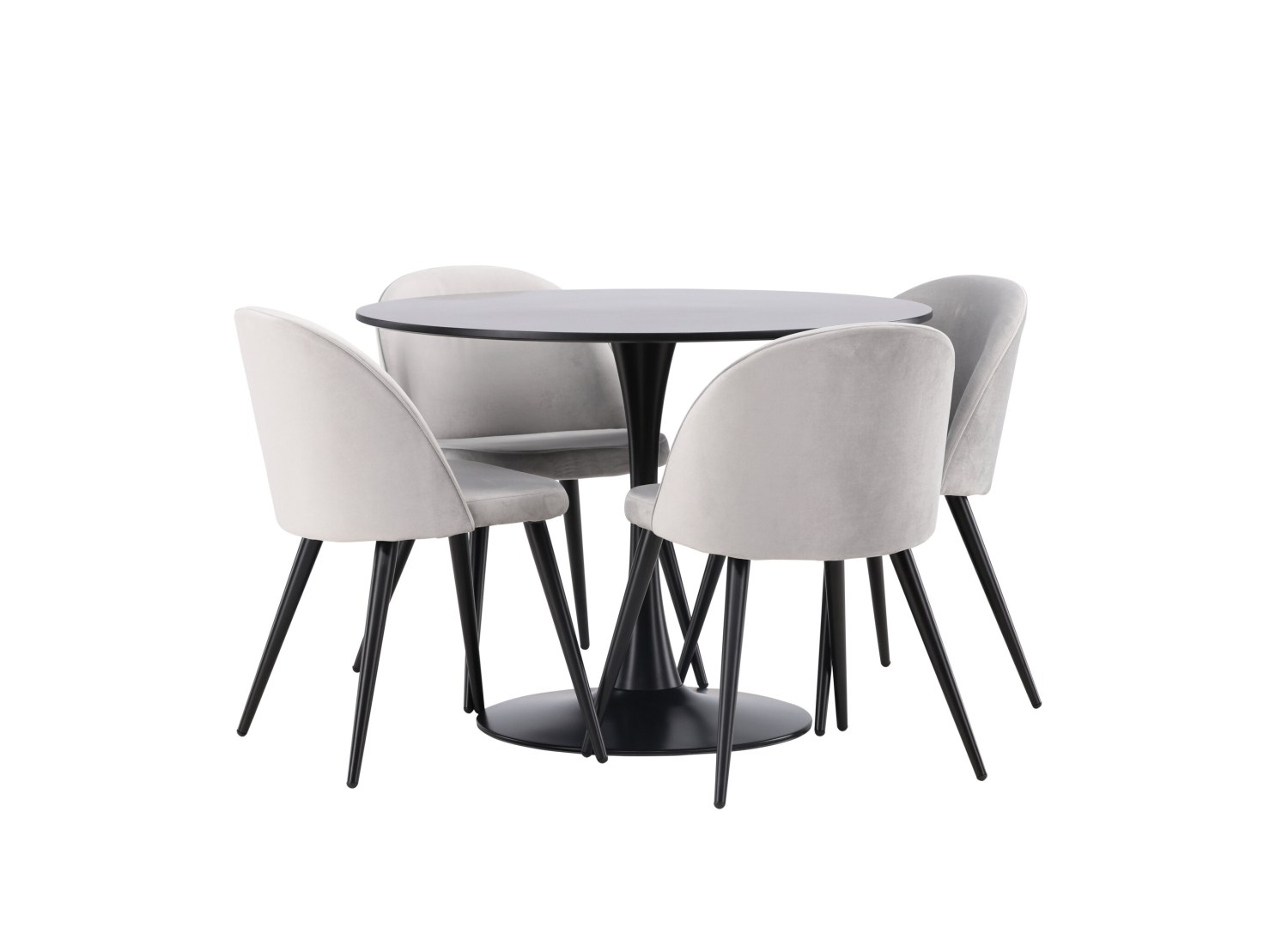 Ensemble table et chaises Glade Velvet vue produit 3