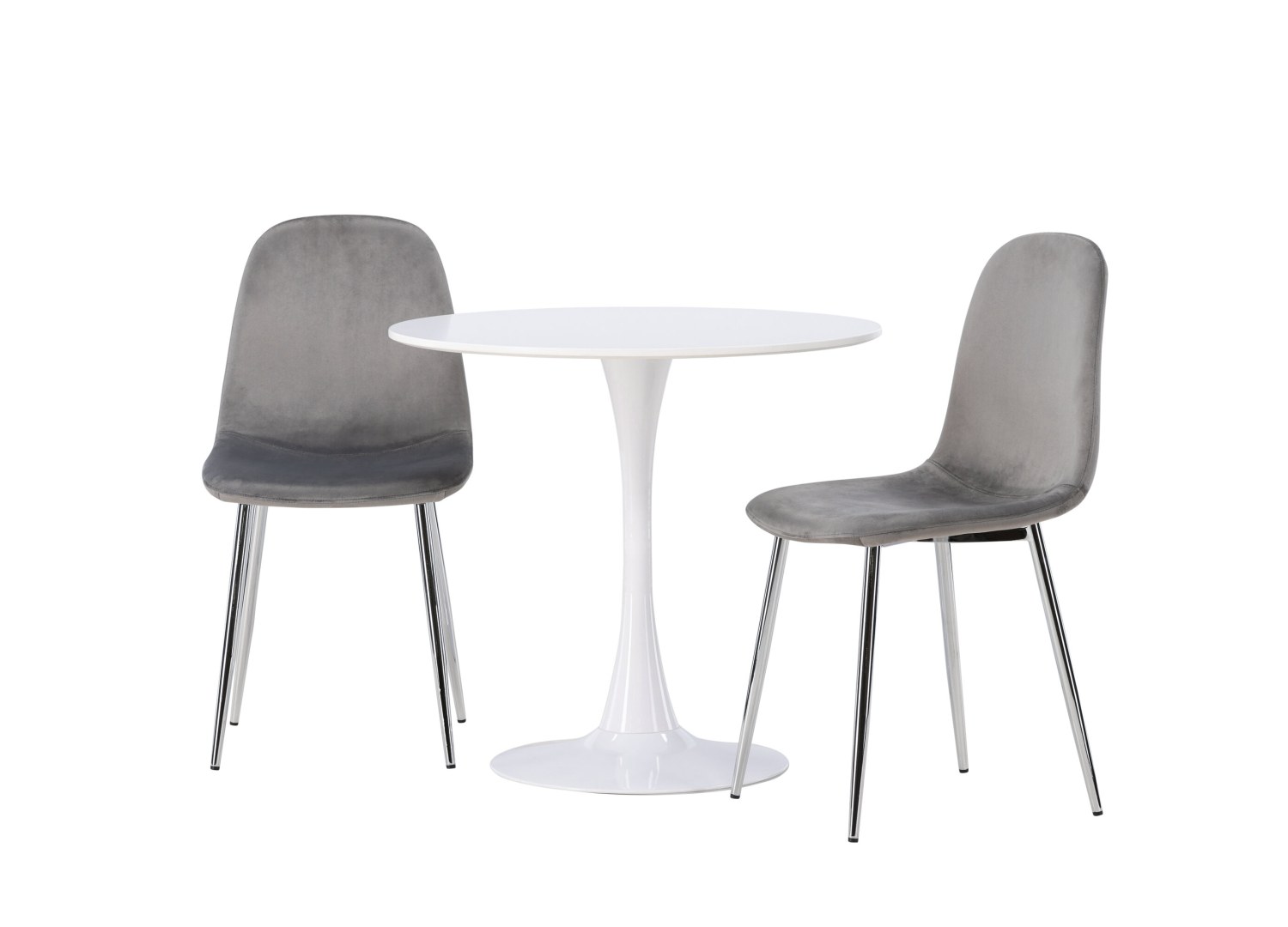 Détail produit de l’ensemble repas Hamden et 2 chaises Eva