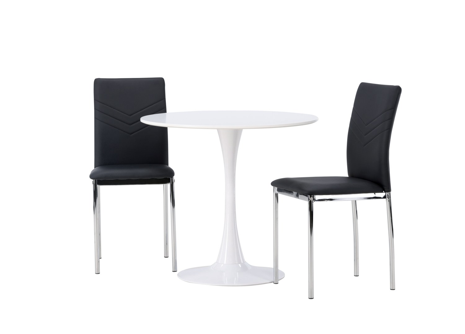 Détail produit de l’ensemble repas Hamden et 2 chaises Lily