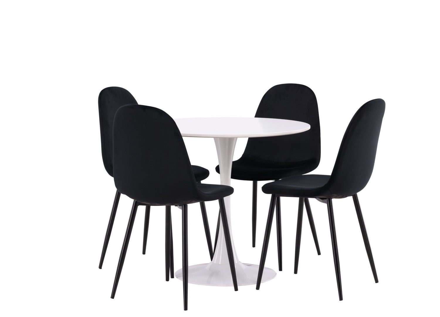 Détail produit de l’ensemble repas Hamden et 4 chaises Polar