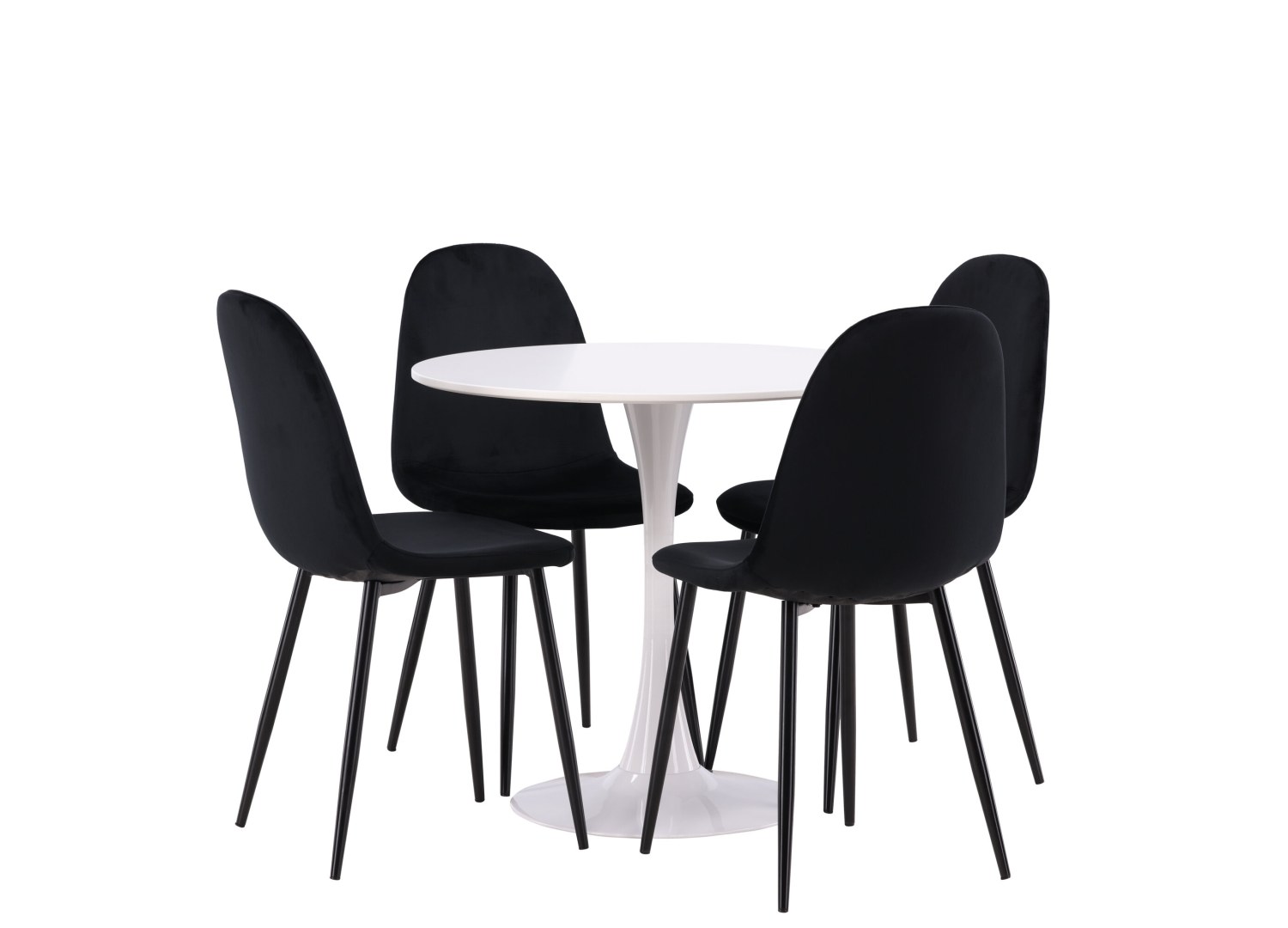 Ensemble table et chaises Hamden Polar vue produit 3