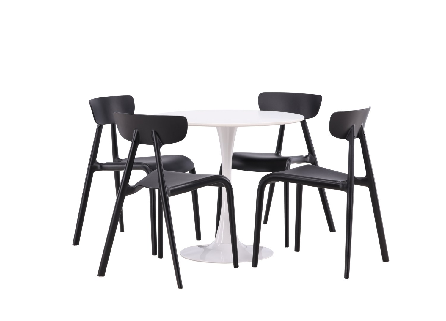 Détail produit de l’ensemble repas Hamden et 4 chaises Ursholmen